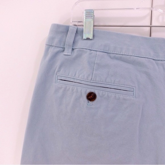 Bonobos The Chino Short Light Blue Flat Front Sz 34 Pockets Preppy Coastal - Picture 12 of 12